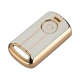 [Kinotaka] ヤマハ車用 2輪 バイク用 新型X-MAX SMART Key TPU製キーカバー YAMAHA車用 XMAX250 Xmax300 2025型nmax155 TRICITY スマートキーケース 傷 防止 アクセサリー (ホワイト)