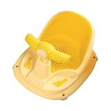 Hoement Badesitz Kleinkinder Duschstuhl Ergonomischer Babysitz Badewannenstuhl Kunststoff Kindersicher Gelb Babybadewanne Zubehör