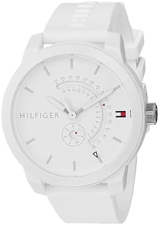 TOMMY HILFIGER DENIM MEN's WHITE DIAL WATCH - 1791481