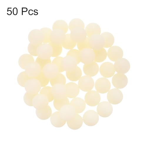 Image of uxcell 50pcs Nylon Bearing Balls 1 /2 inch 12.7mm Solid Plastic Balls, Precision Mini Nylon Balls