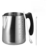 900 ml Kerzenwachs Schmelztopf, Milchkännchen, Schmelztopf, Edelstahl Kerzenherstellung Topf mit Graduierung, Schmelztopf mit Hitzebeständigem Griff, für Kerzenherstellung, Seifenherstellung
