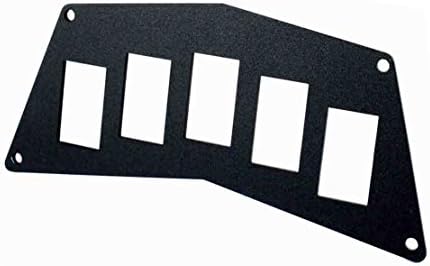 For Polaris Rzr 800 800S 900Xp 570 Dash Rocker Switch Panel Plate 5 Hole
