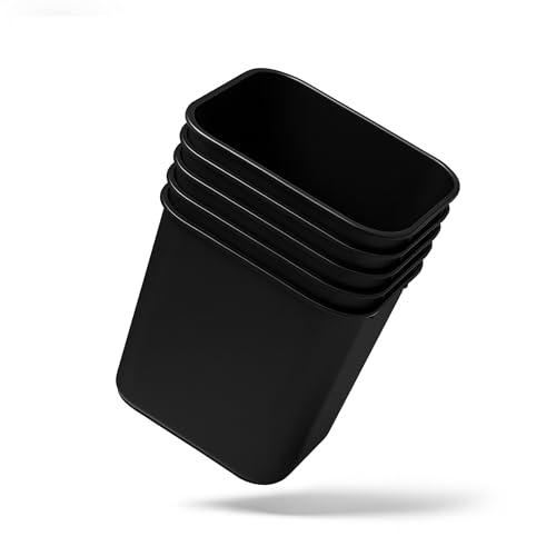 Caneca de basura rectangular negra 7 galones pack 10 miniatura 2