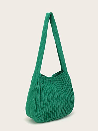 Image of ENBEI Women's Crochet Tote Bag Knit Shoulder bag,Aesthetic Bag,Cute Eco-Friendly Tote for Travel,Daily Use,Gift Box Packaging