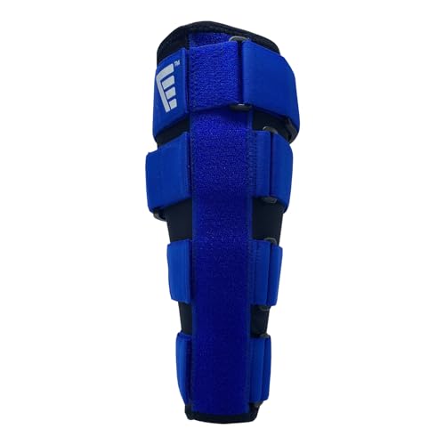 OPED Solushin Shin Splint Support Brace with Rubber Nodes, Adjustable Calf & Shin Support for Men & Women, Counter-Traction Technology | Medium, Left