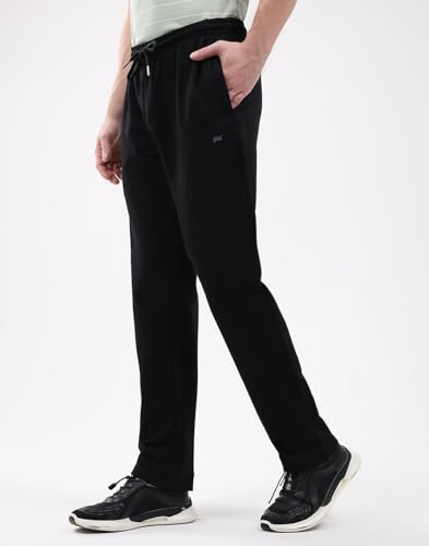 Image of Monte Carlo Men's Regular Fit Solid Track Pants | Drawstring Closure | Side Pocket Sports Lower | Comfortable & Stylish Lower for Men's