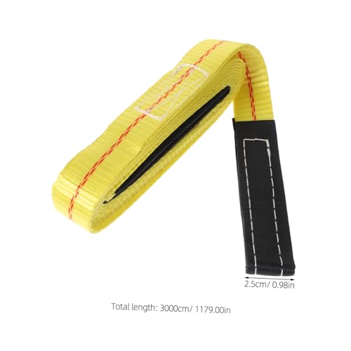 Sangles de levage plates polyester Cabilock 3m pour levage de charges lourdes auto lot de 2