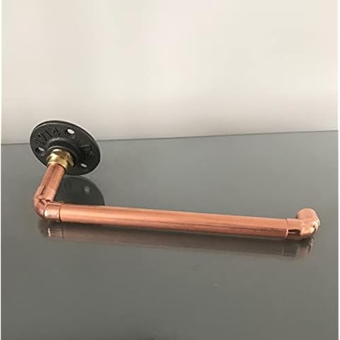 Handmade Copper Pipe Paper Towel Holder Cover