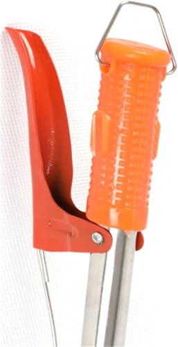 Herramienta ergonómica para recoger basura de 36 pulgadas con mango de bloqueo y garra antideslizante, ayuda de movilidad para ancianos, herramienta de recogida en interiores y exteriores, ayuda de