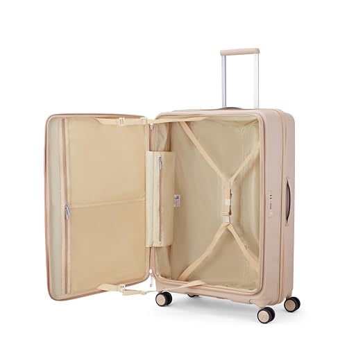 Image of American Tourister Bitbloc | Check-in Trolley Bag (79.5 cm) | 106 Ltrs | 360 8 Wheel Spinner | Hard Case | Recessed TSA Lock | 3 Years Global Warranty | Coffee