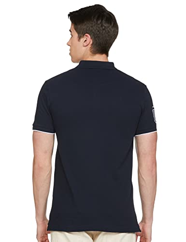 Image of Max Men Cotton Number Sleeve Slim Fit Polo
