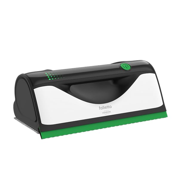Vorwerk Folletto VG100+ Multisuperficie Originale – Lavavetri Elettrico Senza Fili per Vetri, Specchi, Piastrelle e Superfici Lucide – Spruzza, Pulisce e Aspira Senza Aloni