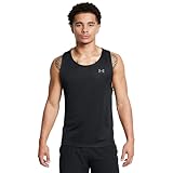 Under Armour Velocity Tanktop für Herren, (001) Black/Pitch Gray, Mittel