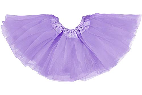 Dancina Falda Tutú Clásica de Ballet para Bebés 6-24 Meses Violeta Claro