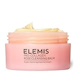 Elemis Pro-Collagen Rose Cleansing Balm, 3-in-1 Deep Cleansing Milk Enriched with English Rose Oleo Extract, Gentle Facial Cleanser with Essential Oils, Suitable for Sensitive Skin, 50 g