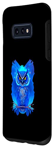 Blue Fire Tattoo Owl Design Galaxy S10e Case #TOP17