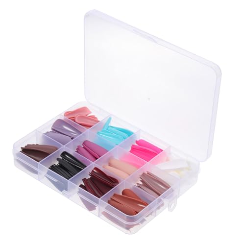 Beatifufu 240pieces Frosted Ballet Fake Nails Manicure Tips for Diy Nail Art Versatile Designs for Weddings Parties and Everyday Use Suitable for All Finger