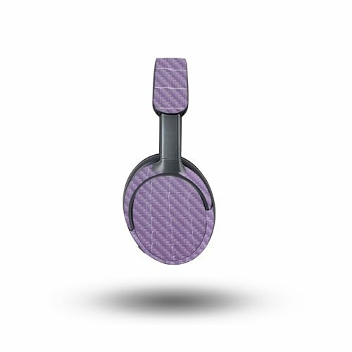 Image of MightySkins Carbon Fiber Skin Compatible with Bose QuietComfort Ultra - Purple Gator Skin | Protective, Durable Textured Carbon Fiber Finish | Easy to Apply