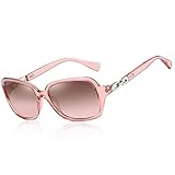 Aofly AF8250 Sunglasses Women Polarized Mirrored Sunglasses Large Women Polarized Square Travel UV 400, 6