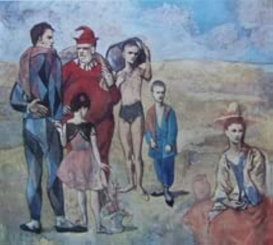 パブロ・ピカソ、Family of Saltinbanques パブロ・ピカソ「サルタンバンクの家族」 [99876521]のアート