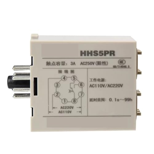 Relais intermittent cyclique HHS5PR à double temporisation pour automatisme - 4