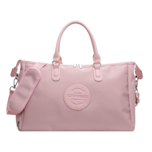 Simple And Fashionable Large - Capacity Gym Bag With Multiple Compartments, Comfortable And Portable For Sports -A reliable partner on the road to sports(Pink)