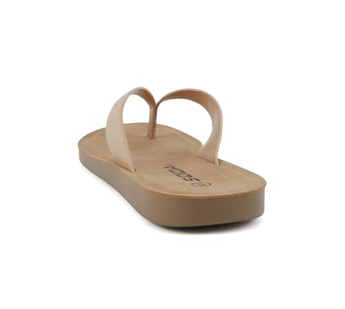 Image of Soda Shoes Women Flip Flops Basic Plain Slippers Thongs Sandals Strap Casual Beach Ella-S