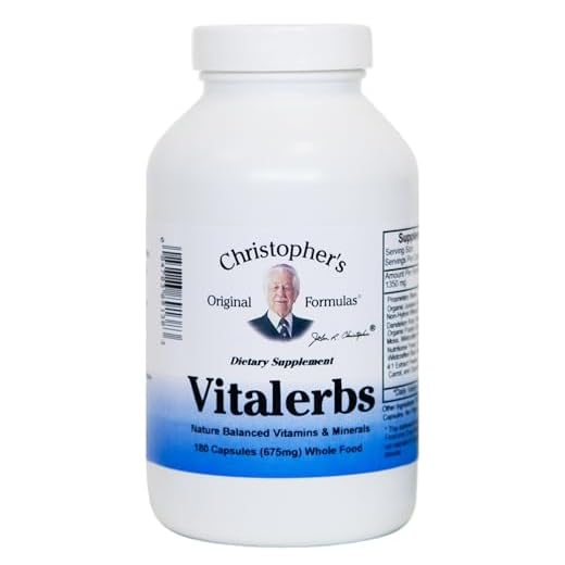 Dr Christopher's Formula Vitalerbs, 675 mg, 180 Count