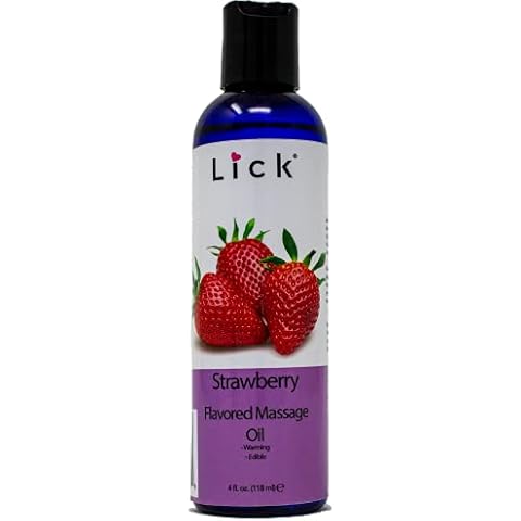 LICK Strawberry Massage Oil Cover