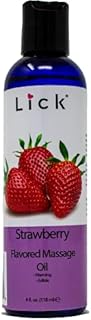 Strawberry Flavored Massage Oil for Massage Therapy - Relaxing Muscle Massage for Men and Women with Natural Vitamin e Oil with Aromatherapy Oils for Skin use - Essential moisturizing Body Oils 4 oz