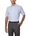 Van Heusen Men's Short-Sleeve Oxford Dress Shirt, Blue, 15.5"