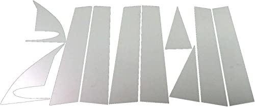 BRIGHTZ エクストレイル T31系 超鏡面ステンレスピラーパネル 10PC バイザー無用 【 PIL−SIL−122 】