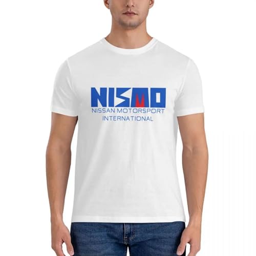 Photo de Vintage-Nismo-T-Shirt-Plain-t-Shirts-Men-Mens-Graphic-t-Shirts-Hip-hop White M