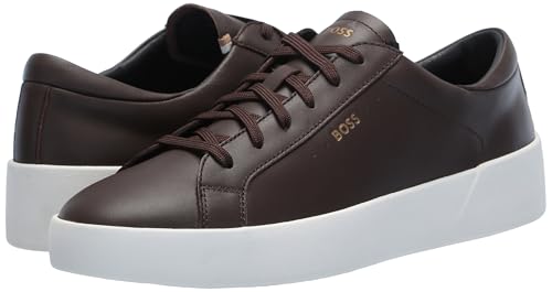 Image of BOSS Men's Belwar Smooth Leather Low Top Sneaker