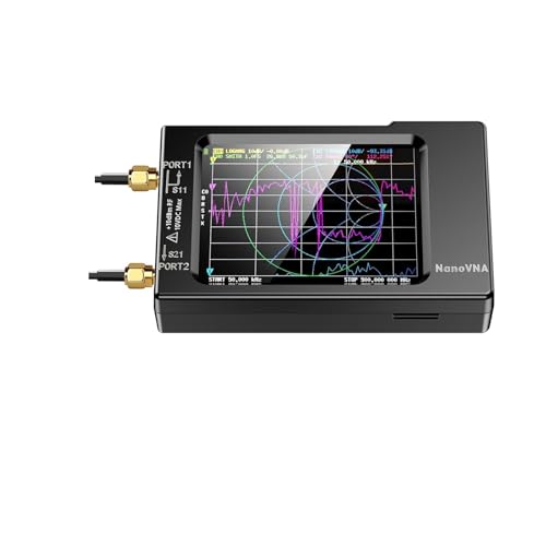 NanoVNA-H de 10 KHz a 1,5 GHz: Analizador de antena red vectorial con filtro atenuador