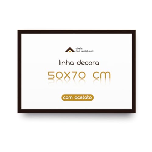 Moldura 50X70 cm Quadro Quebra Cabeça Grow 1000 Pcs Acetato