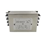 AC Anti-Interference 380V Linear Power Filter Socket Purifier Three-Phase Three-Wire Industrial Grade(Dual Stage -500V 40A)