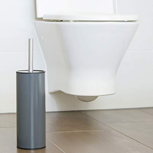 Bremermann - Scopino per WC con contenitore, in