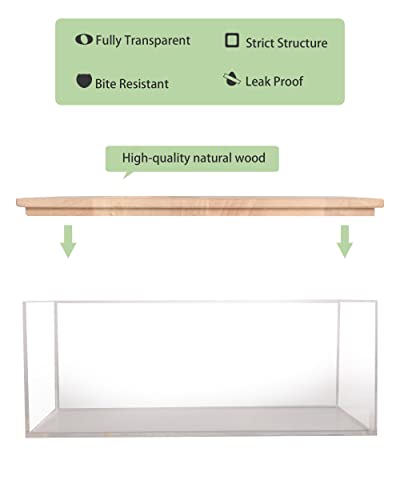 Banho de areia para hamster, cobertura de madeira para banho de areia de hamster, banho de areia de