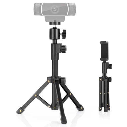 BILIONE Webcam Tripod Stand, for Webcam C920 C922 C930e C920S C920 C615 C960 C920x, Extendable Stand