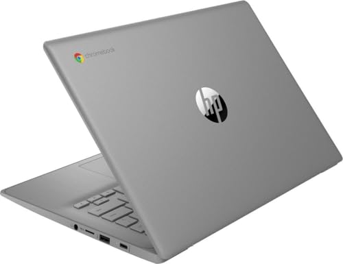 Image of HP Chromebook 14 inch Business & Student Laptop Computer, Intel Celeron N4120, HD Webcam, WI-FI, HD Audio, Chrome OS (4GB RAM | 64GB eMMC)