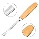 Holzschnitzwerkzeuge, 6-teiliges Professionelles Holzschnitz-Handmeißel-Set, DIY-Holzbearbeitung, Bildhauerwerkzeuge, Stahl-Bildhauermesser-Set für Anfänger und Berufe
