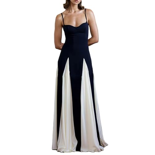 open lace back dress Amazon.com: Cjfdfy Women's Elegant Pleated Maxi Dress Spaghetti Strap Black  and White Color Block Gown Low Cut Patchwork Swing Dresses (Black and White,  S) : Clothing, Shoes & Jewelry