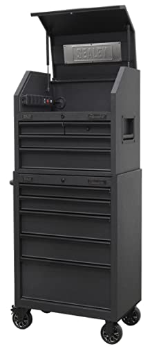 Sealey Tool Chest Combination, 9 Drawer with Power Bar - AP27BESTACK
