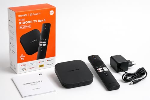 Image of TV Box S (3rd Gen) 4K UHD Streaming Media Player Compatible with Google TV, Wi-Fi 6, Dolby Vision, Dolby Atmos, DTS:X, 2GB RAM, 32GB Storage, Voice Remote