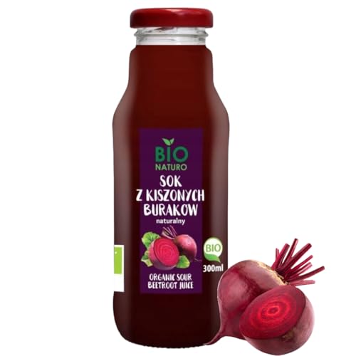 Jus naturel de betterave rouge incrustée BIO 300 ml...
