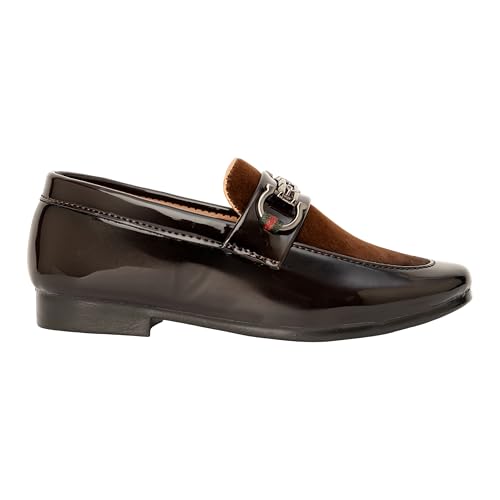 Image of SIYA Freeplay Loafers /Shoes for Boys /Kids, Casual and Party Footwear for Age 2 to 10 Years - Black, Brown, Tan