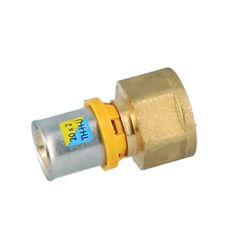 RACCORDO DIRITTO FEMMINA A PRESSARE PER MULTISTRATO 1/2 x 20 -CONF 