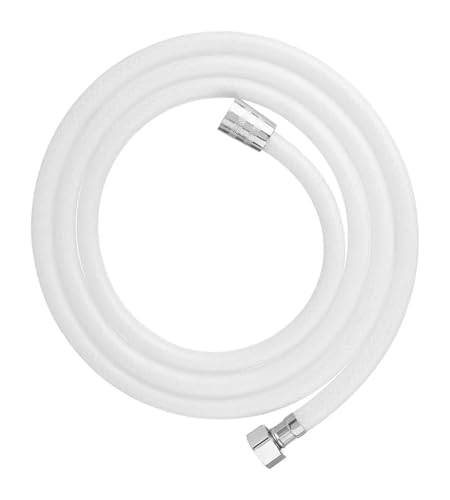 BPABDEITR Manguera de ducha de mano de PVC Universal G1/2 Latón Multicolor 1,5-2m(White,2m)