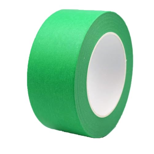 Image of Green Painters Tape 2 inch Wide, Green Masking Tape 2 inch x 55 Yards Paper Tape for Arts DIY Crafts Painting Labeling Decoration School Projects Home Office